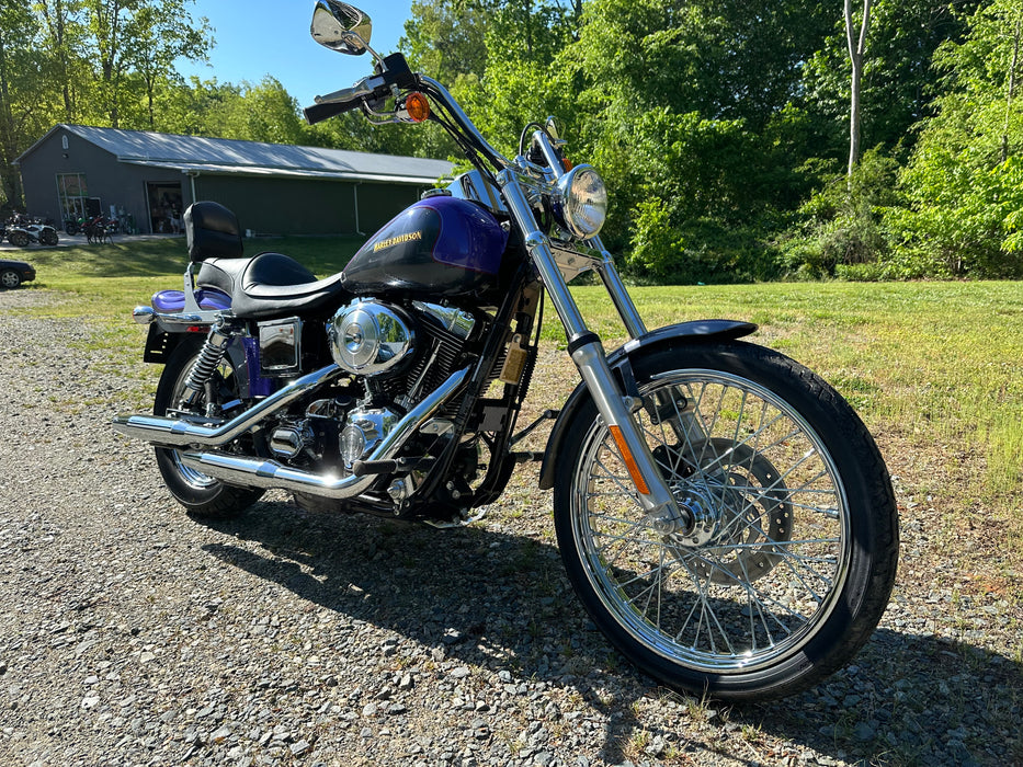 2002 Harley-Davidson Dyna Color: Purple Mileage: 168 VIN: 324021