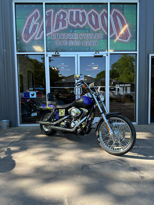 2002 Harley-Davidson Dyna Color: Purple Mileage: 168 VIN: 324021