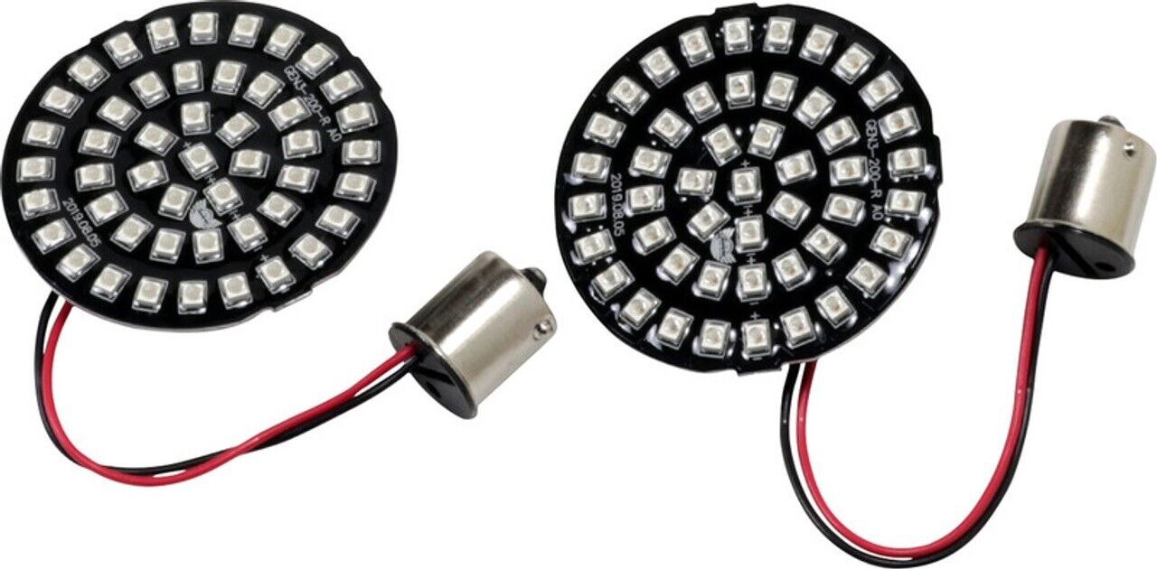Drag Specialties - 2020-1811 - LED Inserts for Bullet Style Turn Signals with...
