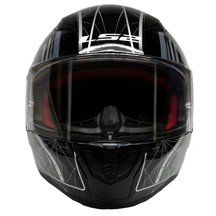 LS2 Rapid FF353 Tech 2.0 Chameleon Motorcycle Helmet Black/Green XL